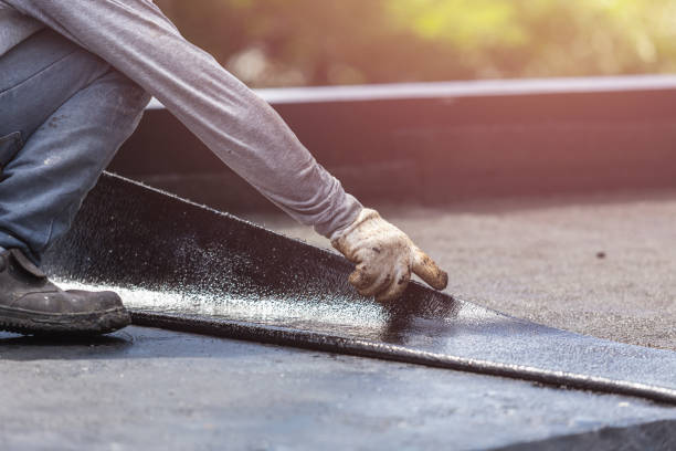 Professional Waterproofing technician working in Wilmington, OH